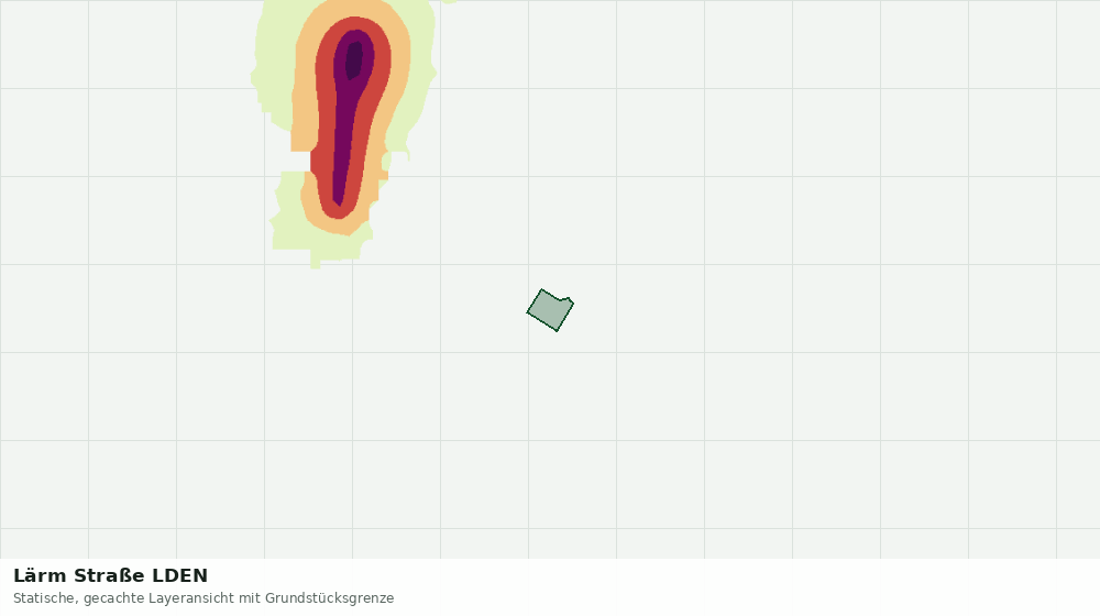 Statische Kartenansicht: Lärm Straße LDEN