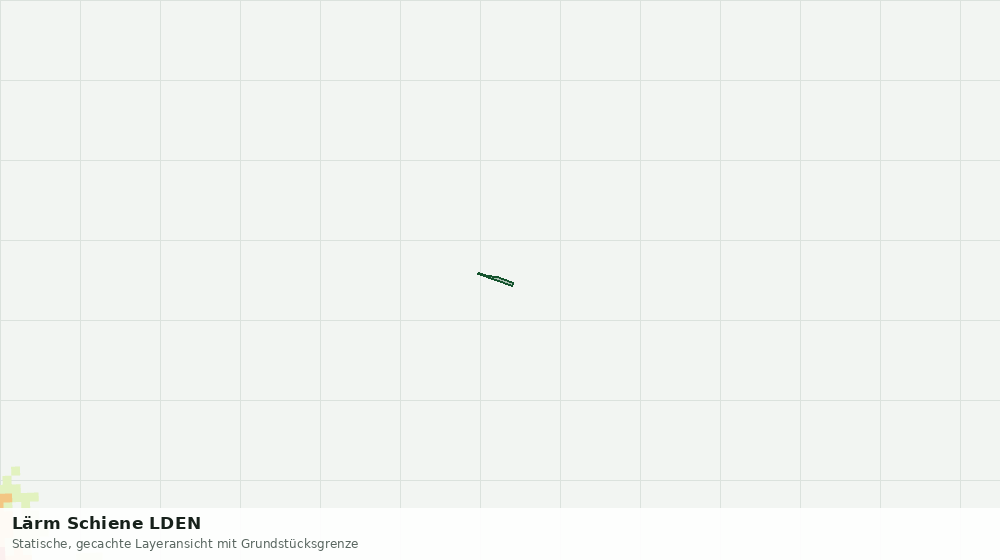 Statische Kartenansicht: Lärm Schiene LDEN