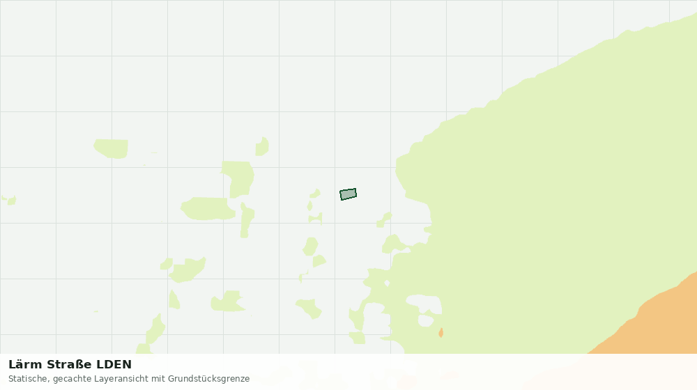Statische Kartenansicht: Lärm Straße LDEN