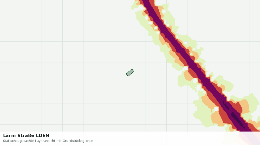 Statische Kartenansicht: Lärm Straße LDEN