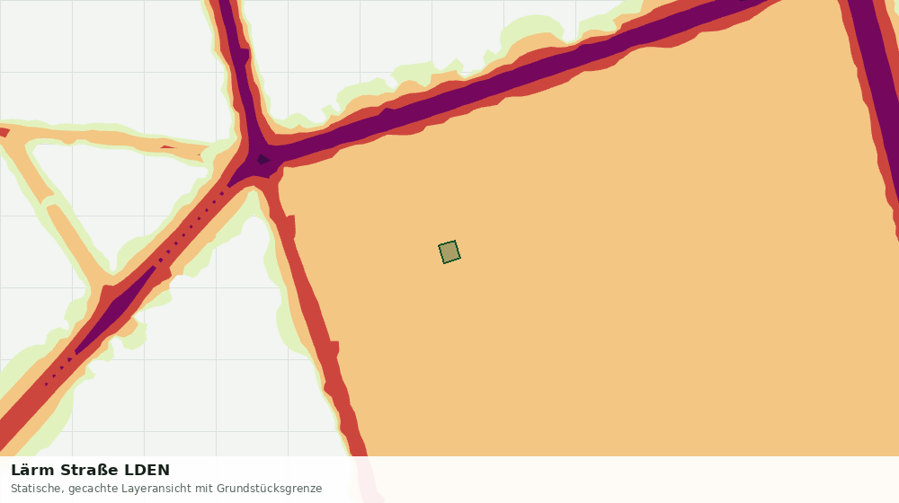 Statische Kartenansicht: Lärm Straße LDEN