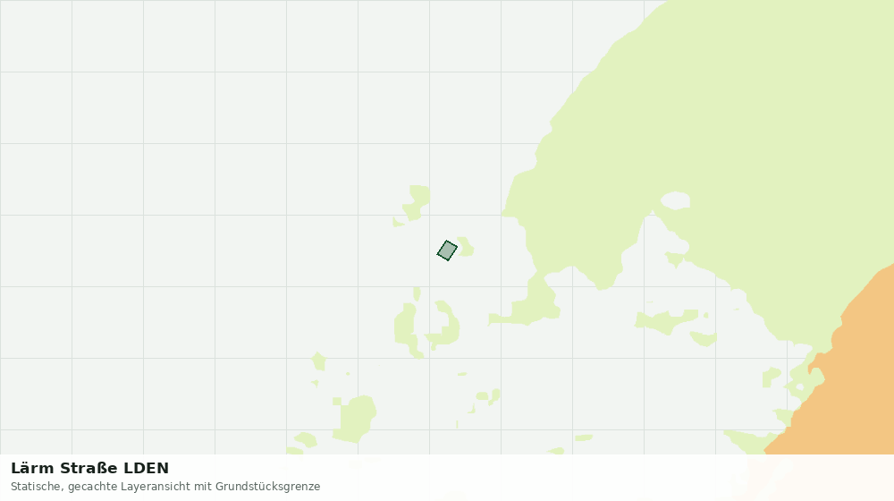 Statische Kartenansicht: Lärm Straße LDEN