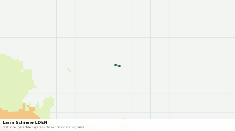 Statische Kartenansicht: Lärm Schiene LDEN