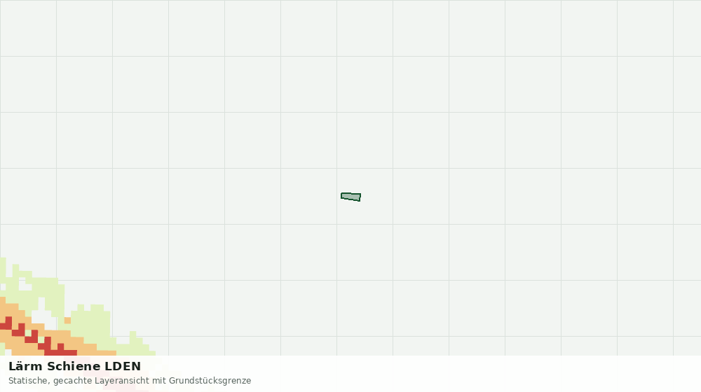 Statische Kartenansicht: Lärm Schiene LDEN