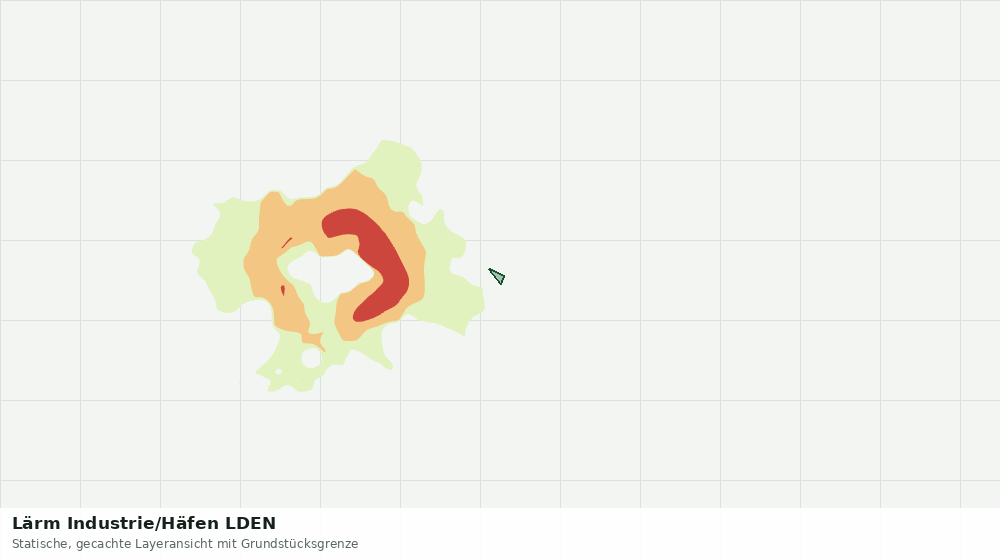 Statische Kartenansicht: Lärm Industrie/Häfen LDEN