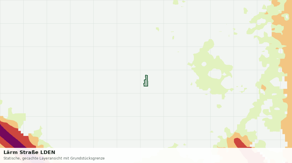 Statische Kartenansicht: Lärm Straße LDEN