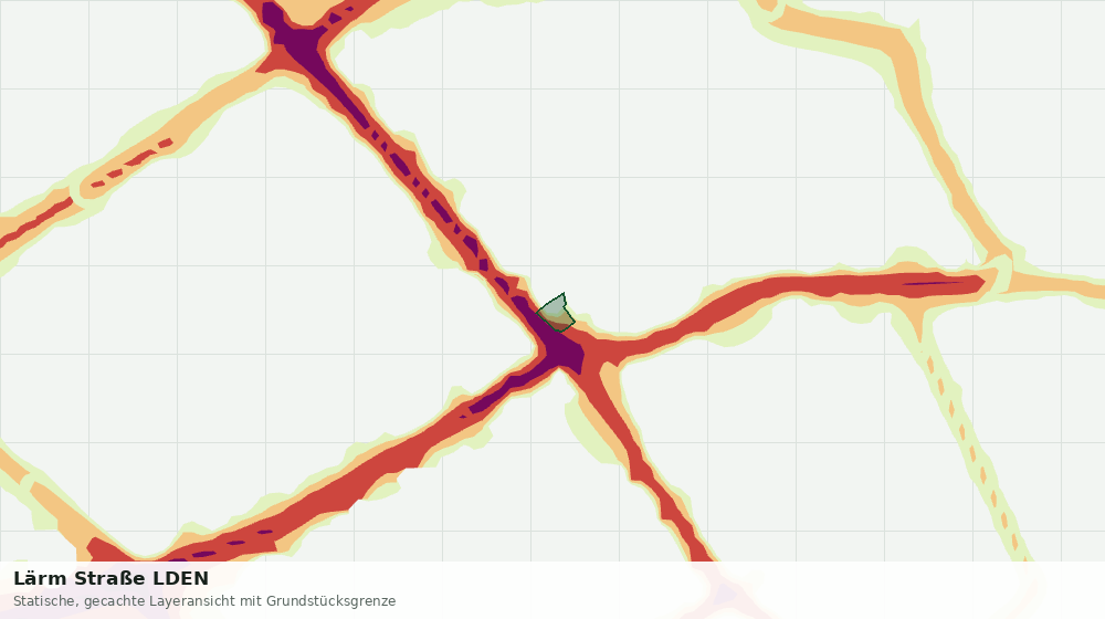 Statische Kartenansicht: Lärm Straße LDEN