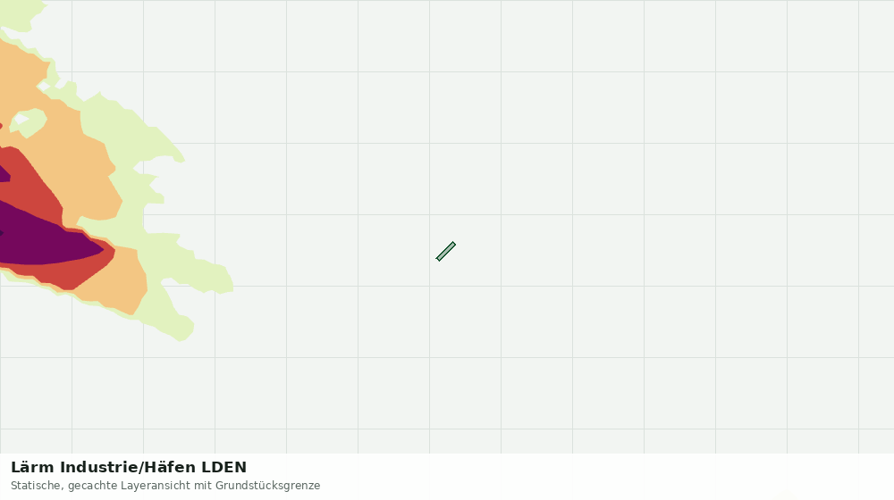 Statische Kartenansicht: Lärm Industrie/Häfen LDEN