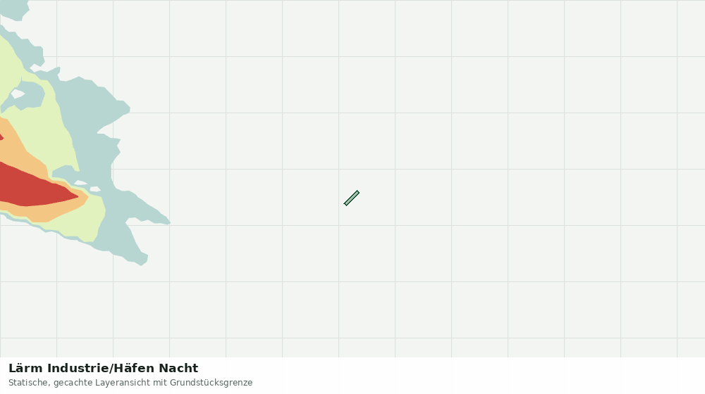 Statische Kartenansicht: Lärm Industrie/Häfen Nacht