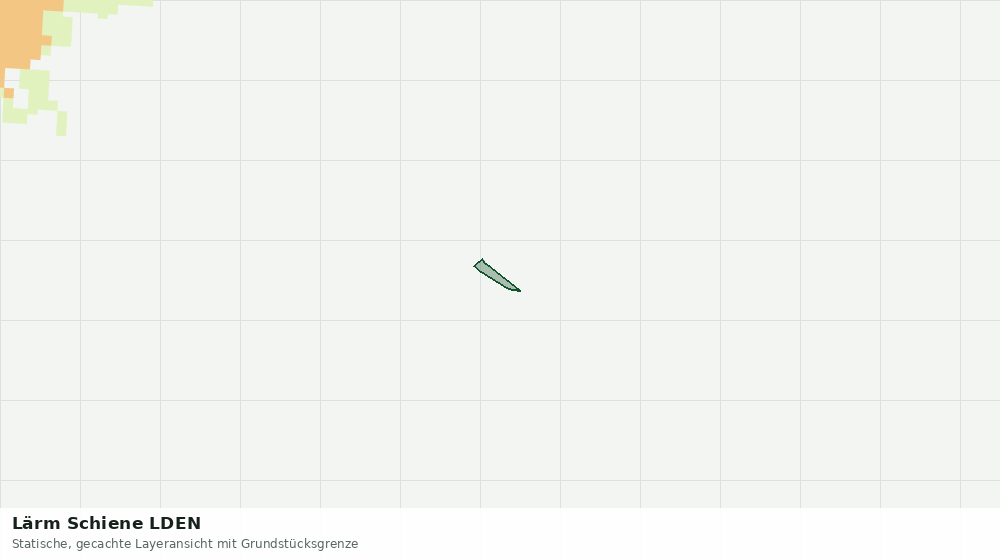 Statische Kartenansicht: Lärm Schiene LDEN