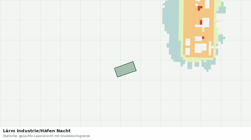 Statische Kartenansicht: Lärm Industrie/Häfen Nacht