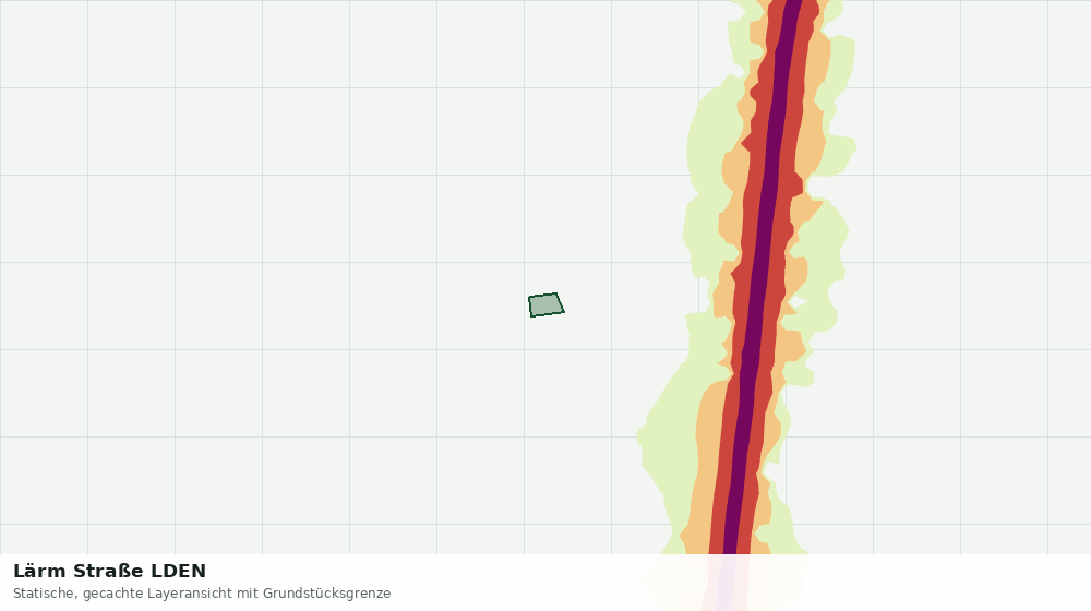 Statische Kartenansicht: Lärm Straße LDEN