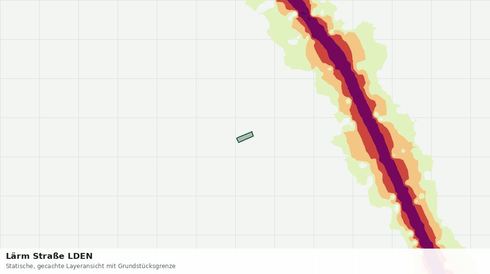 Statische Kartenansicht: Lärm Straße LDEN