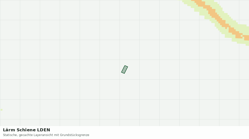 Statische Kartenansicht: Lärm Schiene LDEN