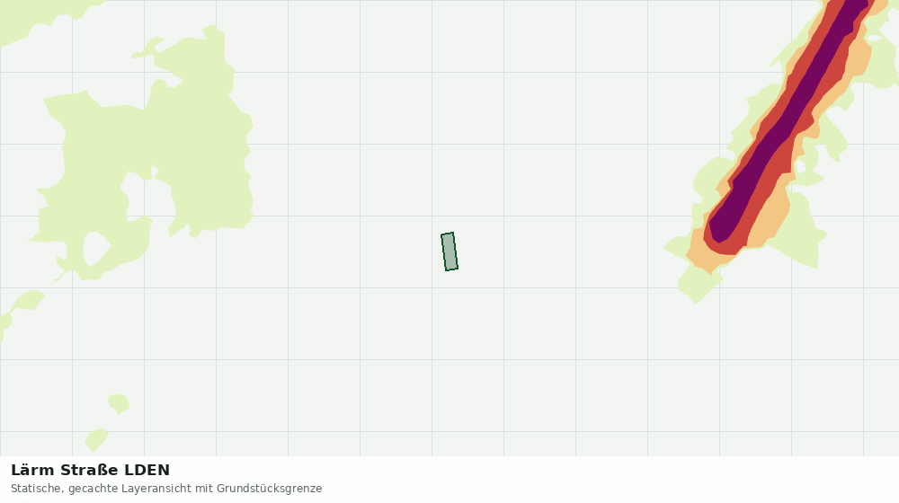 Statische Kartenansicht: Lärm Straße LDEN