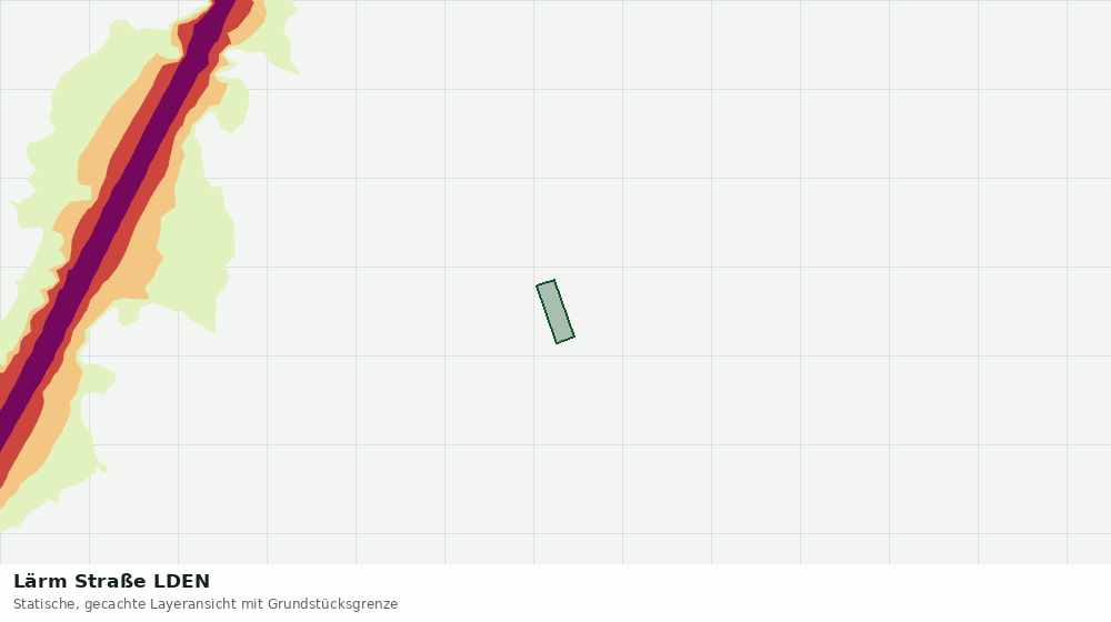 Statische Kartenansicht: Lärm Straße LDEN