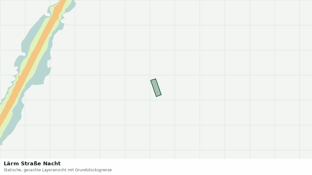 Statische Kartenansicht: Lärm Straße Nacht