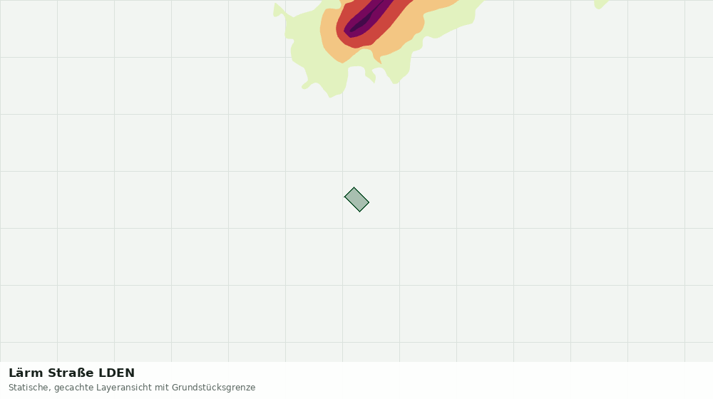 Statische Kartenansicht: Lärm Straße LDEN