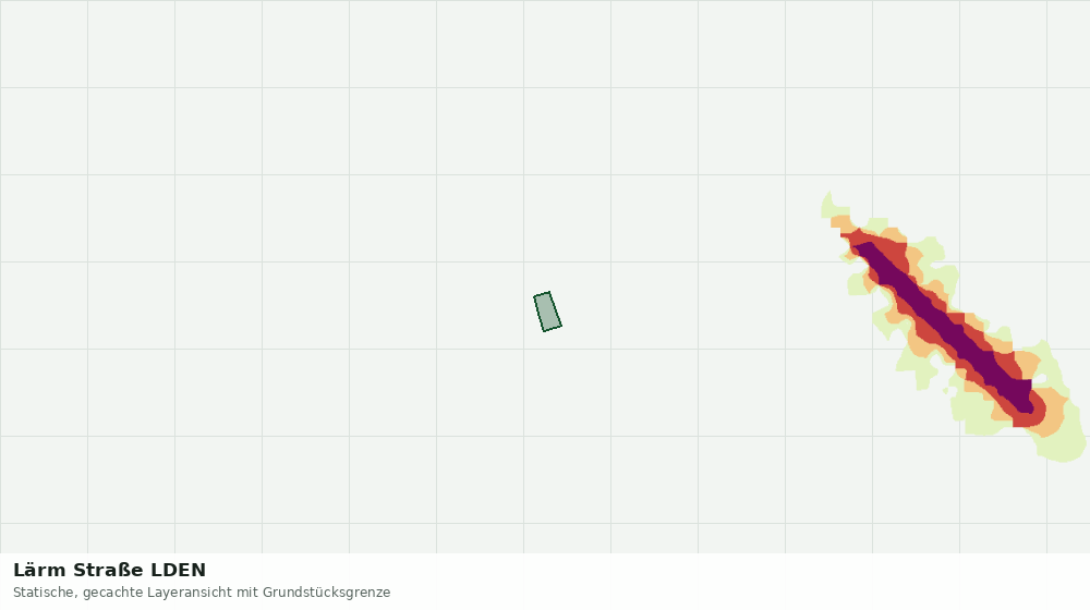 Statische Kartenansicht: Lärm Straße LDEN