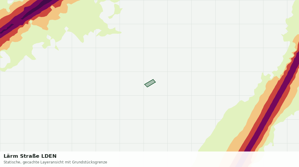 Statische Kartenansicht: Lärm Straße LDEN