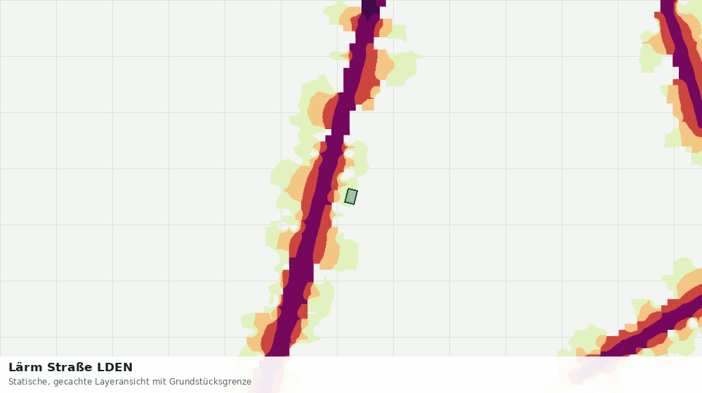 Statische Kartenansicht: Lärm Straße LDEN