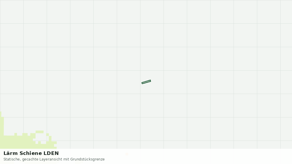 Statische Kartenansicht: Lärm Schiene LDEN