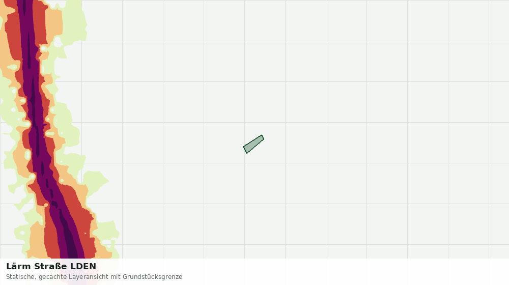 Statische Kartenansicht: Lärm Straße LDEN