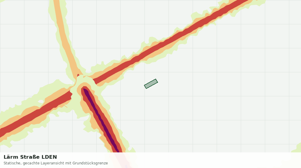 Statische Kartenansicht: Lärm Straße LDEN