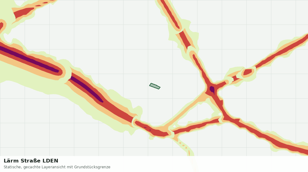 Statische Kartenansicht: Lärm Straße LDEN
