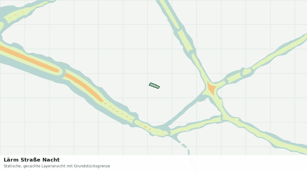 Statische Kartenansicht: Lärm Straße Nacht