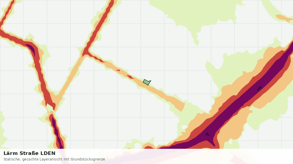 Statische Kartenansicht: Lärm Straße LDEN