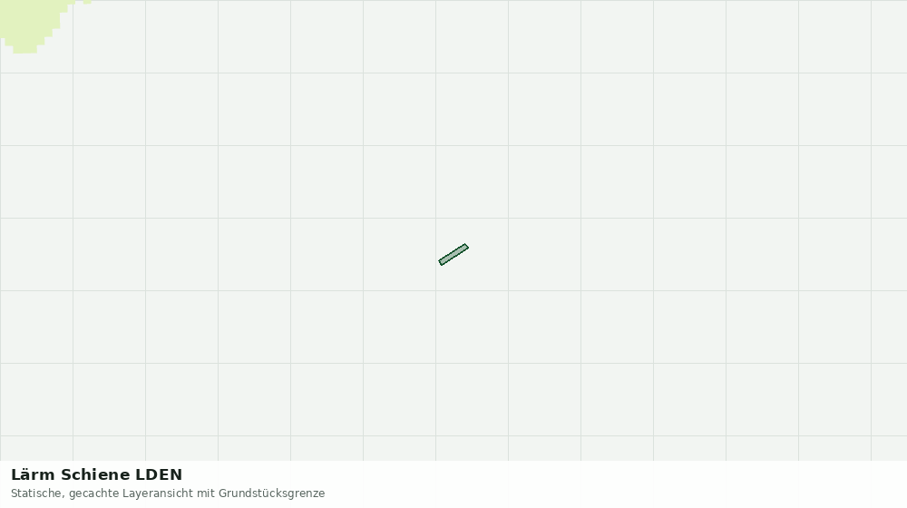 Statische Kartenansicht: Lärm Schiene LDEN
