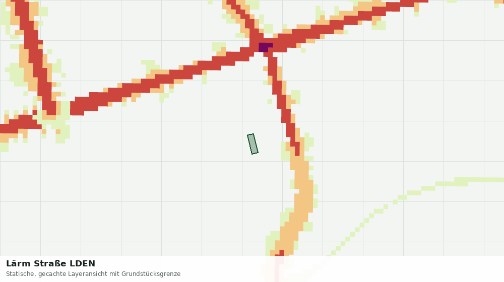 Statische Kartenansicht: Lärm Straße LDEN