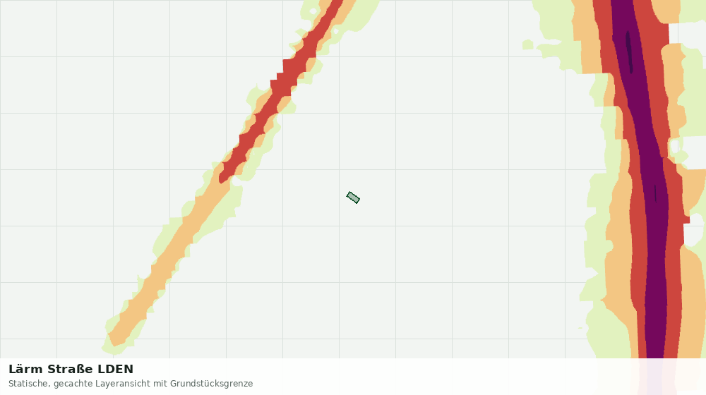 Statische Kartenansicht: Lärm Straße LDEN