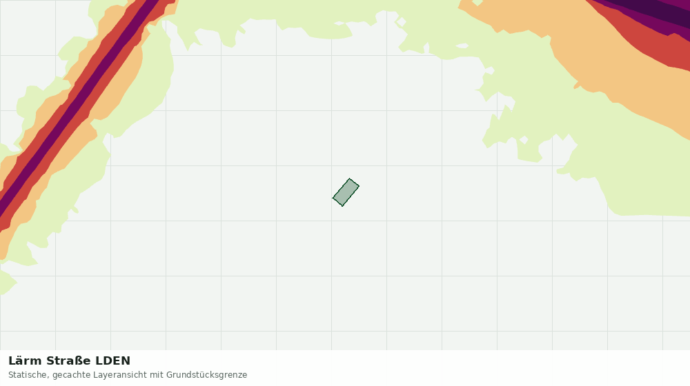 Statische Kartenansicht: Lärm Straße LDEN