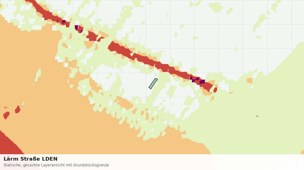Statische Kartenansicht: Lärm Straße LDEN
