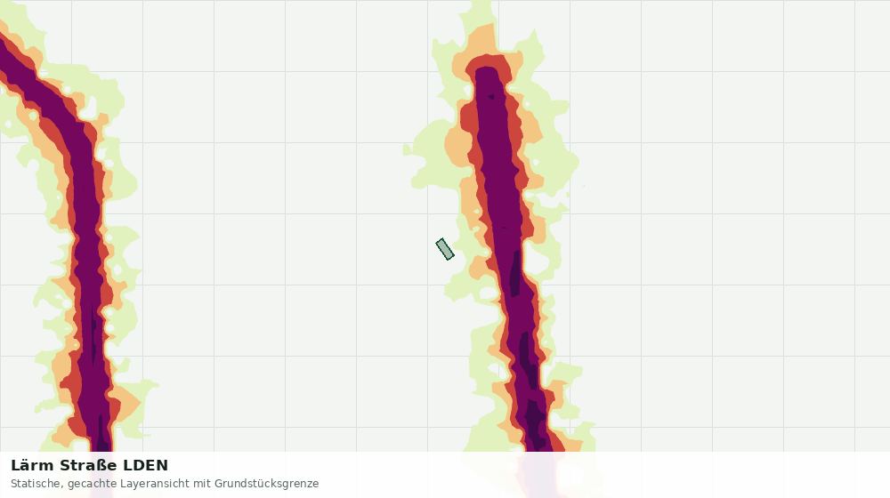 Statische Kartenansicht: Lärm Straße LDEN