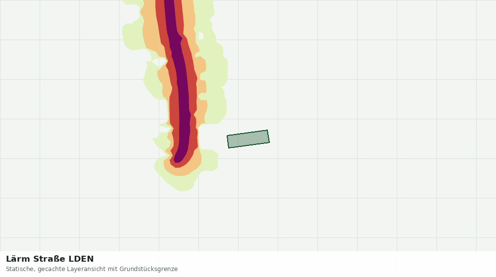 Statische Kartenansicht: Lärm Straße LDEN