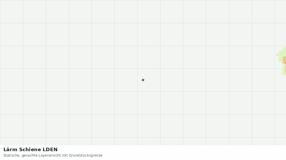 Statische Kartenansicht: Lärm Schiene LDEN