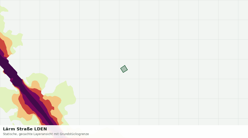 Statische Kartenansicht: Lärm Straße LDEN