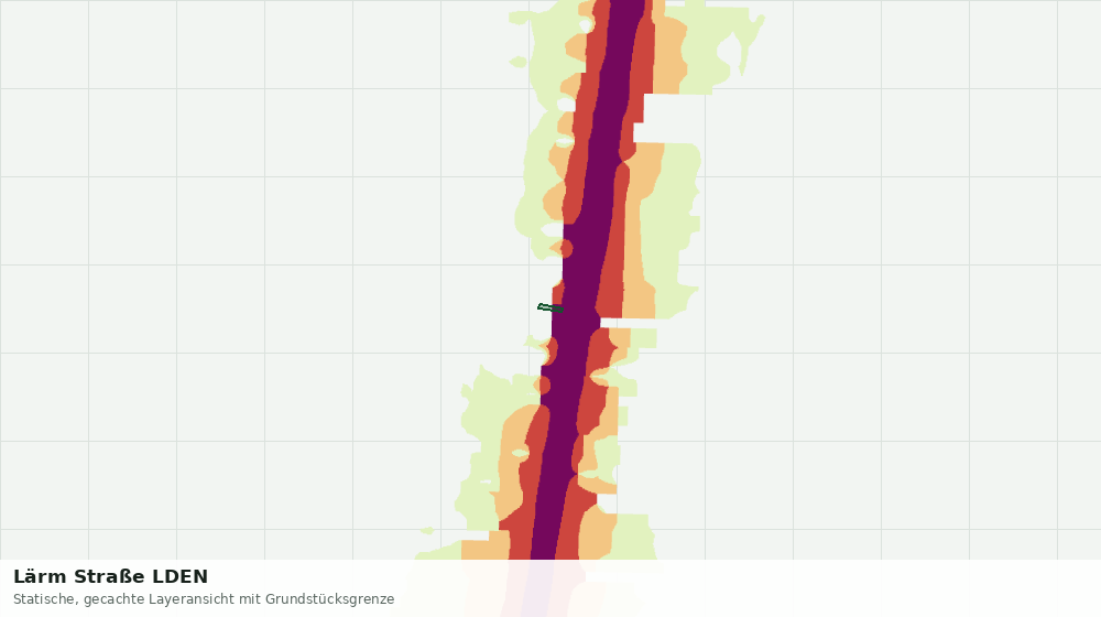 Statische Kartenansicht: Lärm Straße LDEN