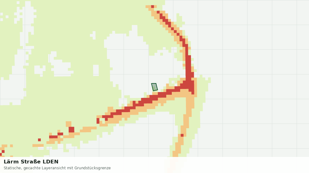 Statische Kartenansicht: Lärm Straße LDEN