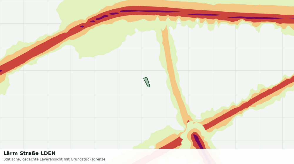 Statische Kartenansicht: Lärm Straße LDEN