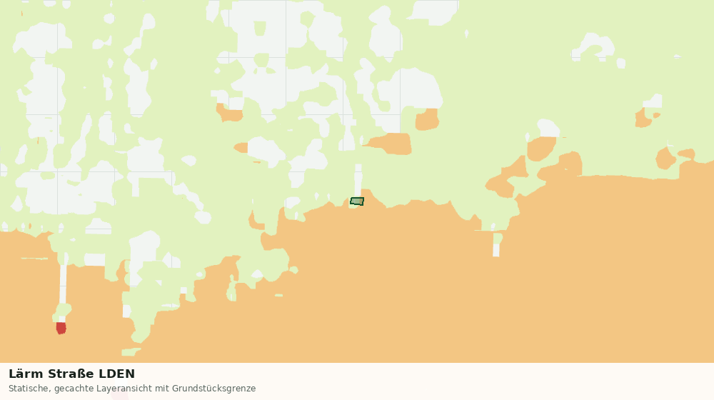 Statische Kartenansicht: Lärm Straße LDEN