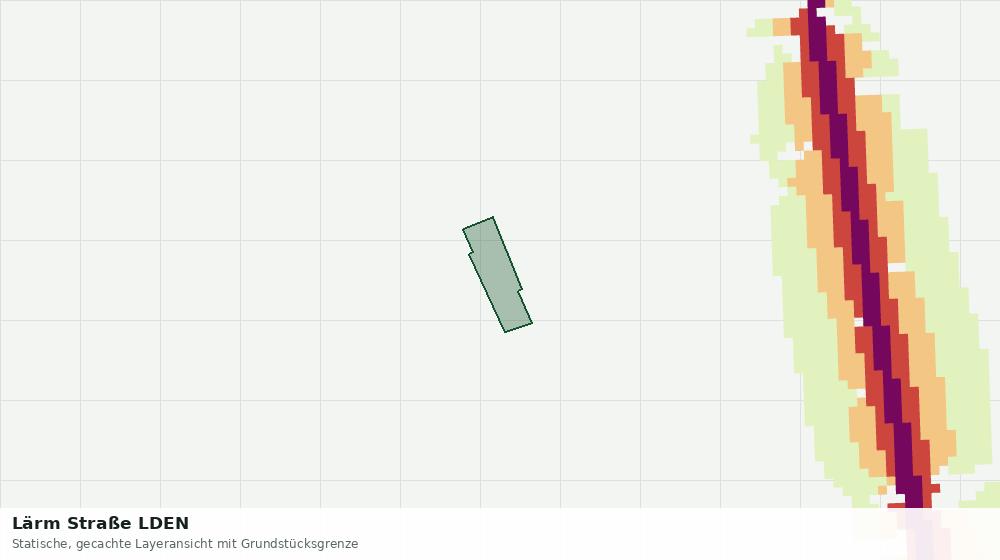 Statische Kartenansicht: Lärm Straße LDEN
