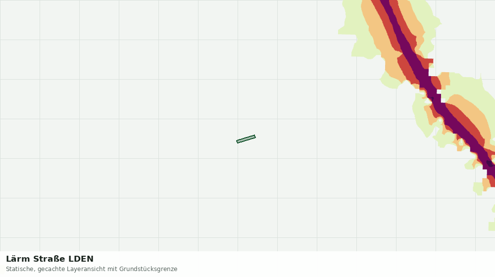 Statische Kartenansicht: Lärm Straße LDEN