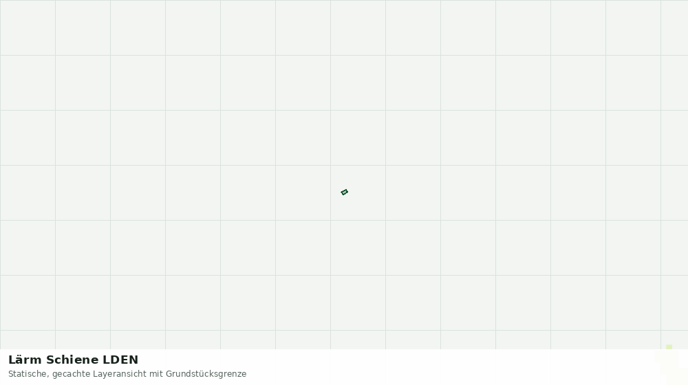 Statische Kartenansicht: Lärm Schiene LDEN