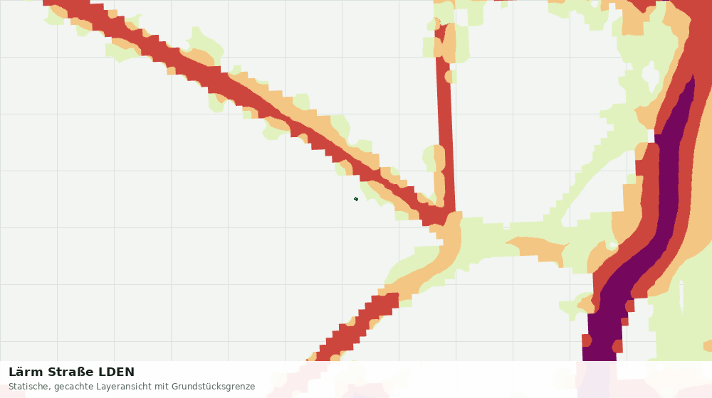 Statische Kartenansicht: Lärm Straße LDEN