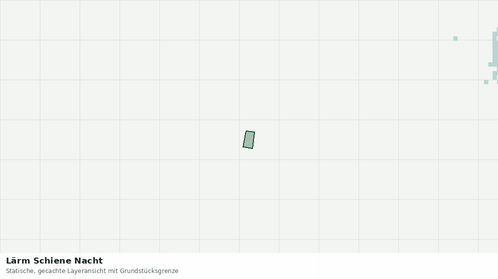 Statische Kartenansicht: Lärm Schiene Nacht