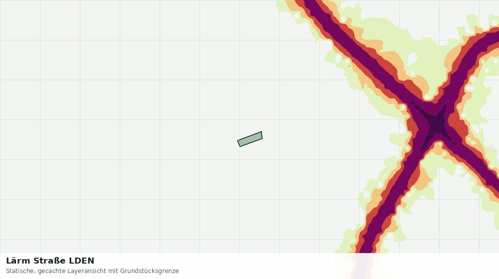 Statische Kartenansicht: Lärm Straße LDEN
